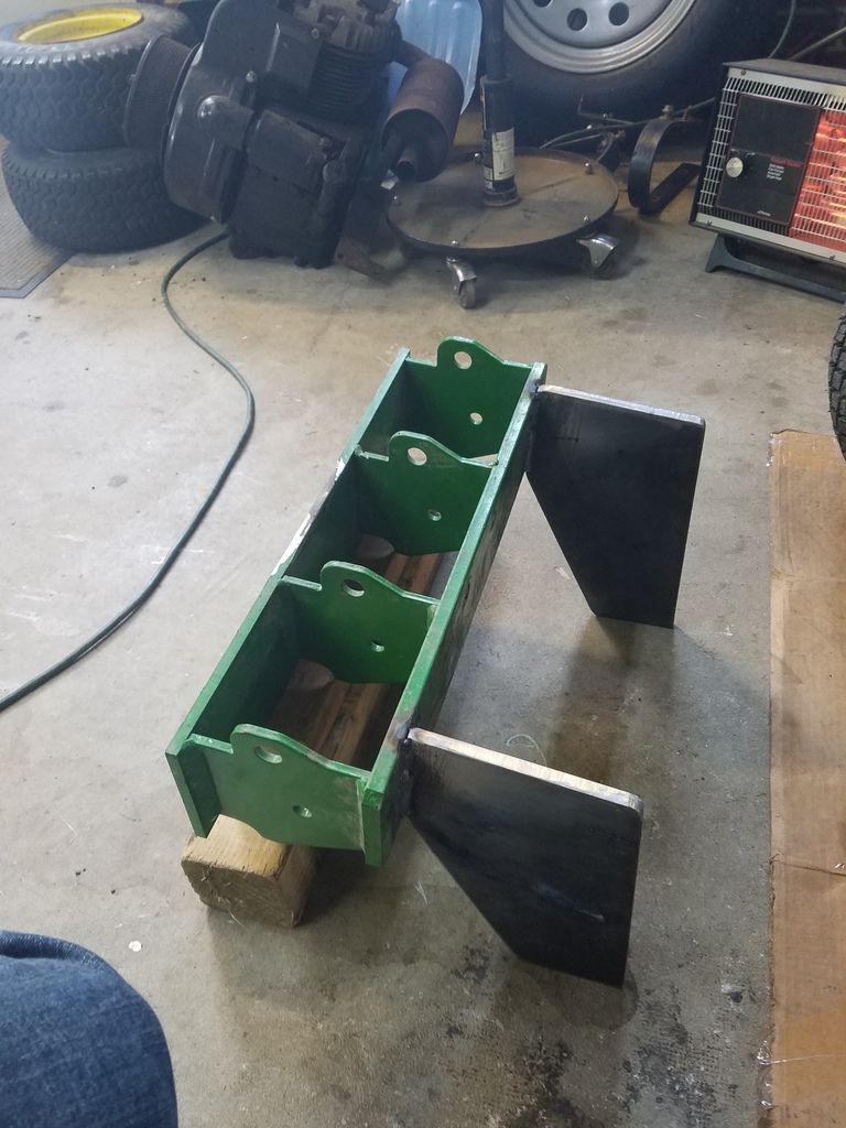 John Deere 140 Front Suitcase Weight Bracket Garden Tractor Forums